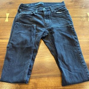 Hollister 28w 32L Black Jeans. Mint Condition!!!